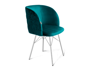 Обеденный стул SHT-ST33-1 / SHT-S64 (альпийский бирюзовый/хром лак) в Магадане