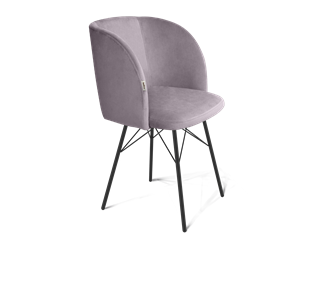 Обеденный стул SHT-ST33 / SHT-S64 (сиреневая орхидея/черный муар) в Магадане
