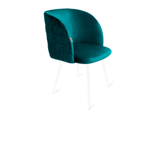 Обеденный стул SHT-ST33-1 / SHT-S95-1 (альпийский бирюзовый/белый муар) в Магадане