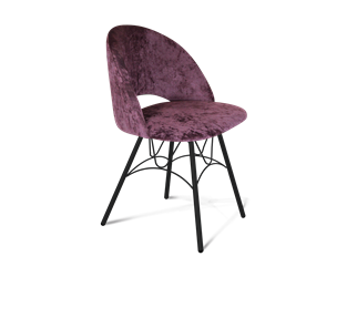 Обеденный стул SHT-ST34 / SHT-S100 (вишневый джем/черный муар) в Магадане