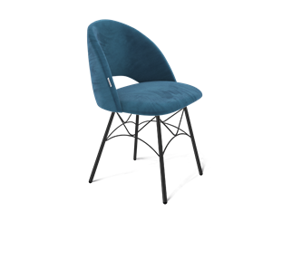 Обеденный стул SHT-ST34 / SHT-S107 (тихий океан/черный муар) в Магадане