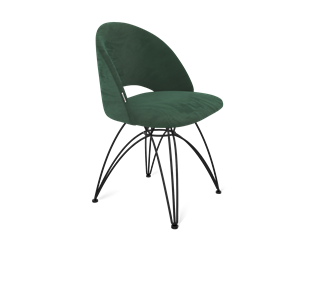 Обеденный стул SHT-ST34 / SHT-S112 (лиственно-зеленый/черный муар) в Магадане