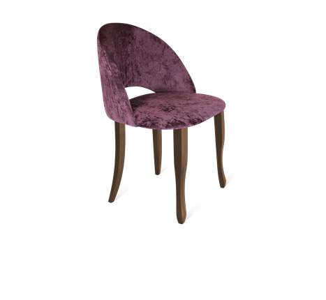 Обеденный стул SHT-ST34 / SHT-S122 (вишневый джем/темный орех/черный муар) в Магадане - изображение