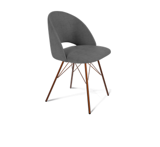 Обеденный стул SHT-ST34 / SHT-S37 (платиново-серый/медный металлик) в Магадане - предосмотр