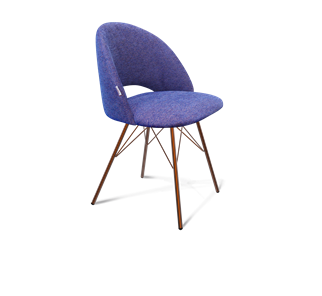 Обеденный стул SHT-ST34 / SHT-S37 (синий мираж/медный металлик) в Магадане