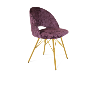 Обеденный стул SHT-ST34 / SHT-S37 (вишневый джем/золото) в Магадане