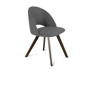 Обеденный стул SHT-ST34 / SHT-S39 (платиново-серый/венге) в Магадане