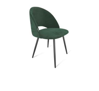Обеденный стул SHT-ST34 / SHT-S95-1 (лиственно-зеленый/черный муар) в Магадане