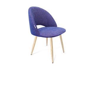 Обеденный стул SHT-ST34 / SHT-S95-W (синий мираж/прозрачный лак/черный муар) в Магадане