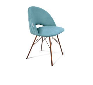 Обеденный стул SHT-ST34-1 / SHT-S37 (голубая пастель/медный металлик) в Магадане