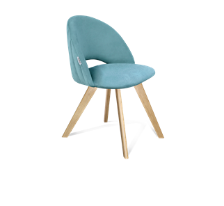 Обеденный стул SHT-ST34-1 / SHT-S39 (голубая пастель/прозрачный лак) в Магадане