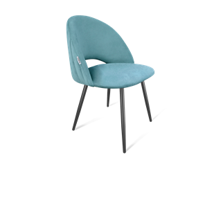 Обеденный стул SHT-ST34-1 / SHT-S95-1 (голубая пастель/черный муар) в Магадане