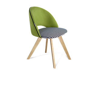 Обеденный стул SHT-ST34-3 / SHT-S39 (оливковый/гусиная лапка/прозрачный лак) в Магадане