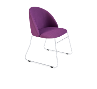 Обеденный стул SHT-ST35 / SHT-S167 (ягодное варенье/хром лак) в Магадане