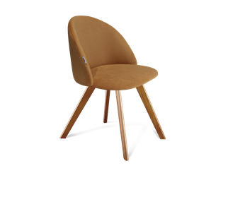Обеденный стул SHT-ST35 / SHT-S39 (горчичный/светлый орех) в Магадане