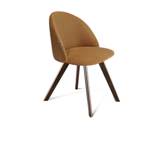 Обеденный стул SHT-ST35 / SHT-S39 (горчичный/венге) в Магадане - предосмотр