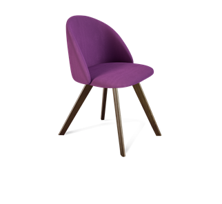 Обеденный стул SHT-ST35 / SHT-S39 (ягодное варенье/темный орех) в Магадане