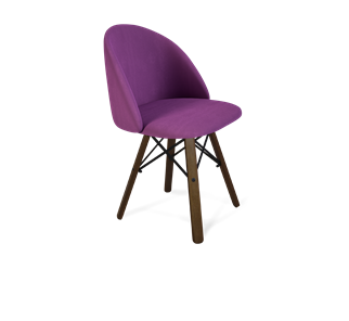 Обеденный стул SHT-ST35 / SHT-S70 (ягодное варенье/темный орех/черный муар) в Магадане