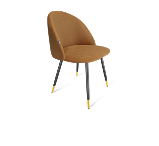 Обеденный стул SHT-ST35 / SHT-S95-1 (горчичный/черный муар/золото) в Магадане - предосмотр