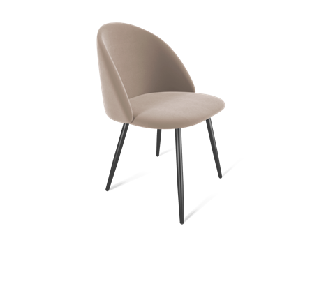 Обеденный стул SHT-ST35 / SHT-S95-1 (латте/черный муар) в Магадане - изображение