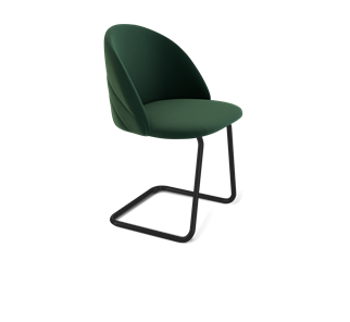 Обеденный стул SHT-ST35-2 / SHT-S45-1 (лиственно-зеленый/черный муар) в Магадане
