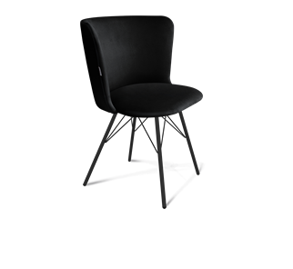 Обеденный стул SHT-ST36 / SHT-S37 (ночное затмение/черный муар) в Магадане - предосмотр