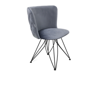 Обеденный стул SHT-ST36-3 / SHT-S113 (нейтральный серый/черный муар) в Магадане