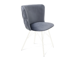 Обеденный стул SHT-ST36-3 / SHT-S37 (нейтральный серый/белый муар) в Магадане