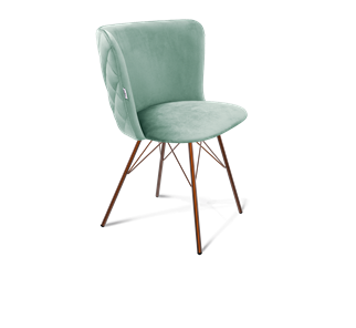 Обеденный стул SHT-ST36-3 / SHT-S37 (нежная мята/медный металлик) в Магадане