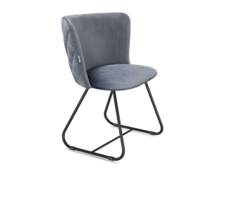 Обеденный стул SHT-ST36-3 / SHT-S38 (нейтральный серый/черный муар) в Магадане