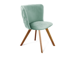 Обеденный стул SHT-ST36-3 / SHT-S39 (нежная мята/светлый орех) в Магадане