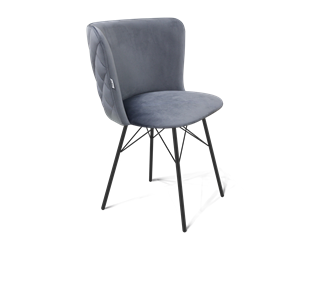 Обеденный стул SHT-ST36-3 / SHT-S64 (нейтральный серый/черный муар) в Магадане