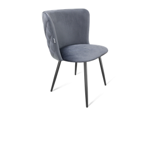 Обеденный стул SHT-ST36-3 / SHT-S95-1 (нейтральный серый/черный муар) в Магадане