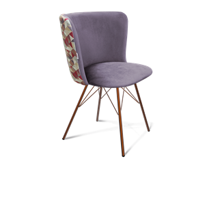 Обеденный стул SHT-ST36-4 / SHT-S37 (сумеречная орхидея/медный металлик) в Магадане