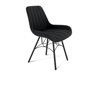 Обеденный стул SHT-ST37 / SHT-S100 (ночное затмение/черный муар) в Магадане