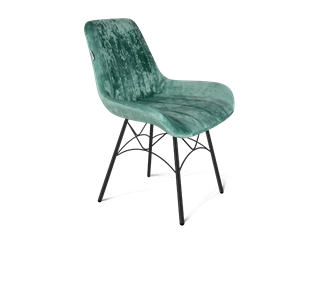 Обеденный стул SHT-ST37 / SHT-S107 (зеленый чай/черный муар) в Магадане