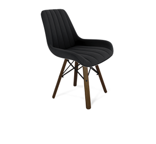 Обеденный стул SHT-ST37 / SHT-S70 (ночное затмение/темный орех/черный муар) в Магадане