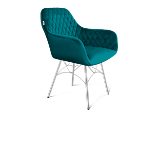 Обеденный стул SHT-ST38 / SHT-S107 (альпийский бирюзовый/хром лак) в Магадане