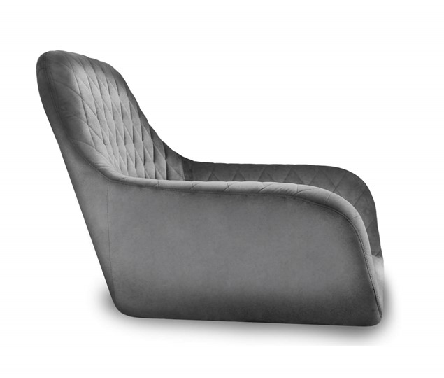 Обеденный стул SHT-ST38 / SHT-S122 (угольно-серый/темный орех/черный муар) в Магадане - изображение 3