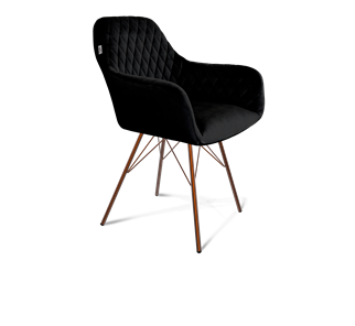 Обеденный стул SHT-ST38 / SHT-S37 (ночное затмение/медный металлик) в Магадане
