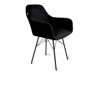 Обеденный стул SHT-ST38 / SHT-S64 (ночное затмение/черный муар) в Магадане
