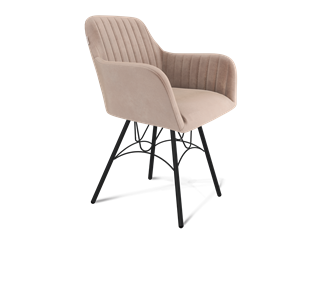 Обеденный стул SHT-ST38-1 / SHT-S100 (латте/черный муар) в Магадане