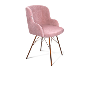 Обеденный стул SHT-ST39 / SHT-S37 (пыльная роза/медный металлик) в Магадане