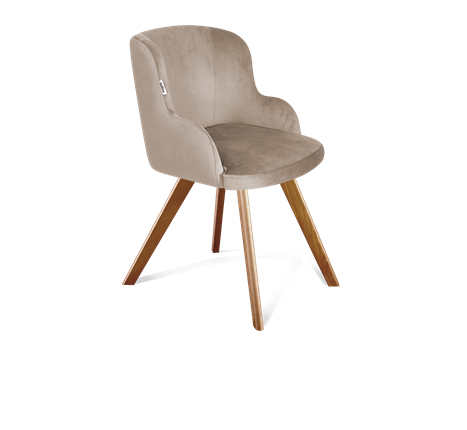 Обеденный стул SHT-ST39 / SHT-S39 (латте/светлый орех) в Магадане - изображение
