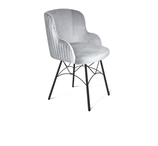 Обеденный стул SHT-ST39-1 / SHT-S107 (серое облако/черный муар) в Магадане