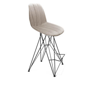 Полубарный стул SHT-ST29-С22 / SHT-S66-1 (лунный камень/черный муар) в Магадане