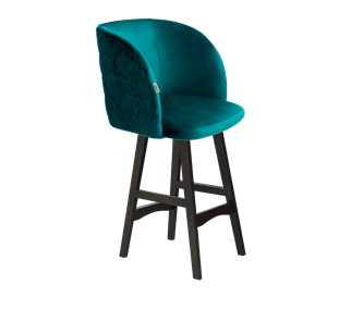 Полубарный стул SHT-ST33-1 / SHT-S65-1 (альпийский бирюзовый/венге) в Магадане