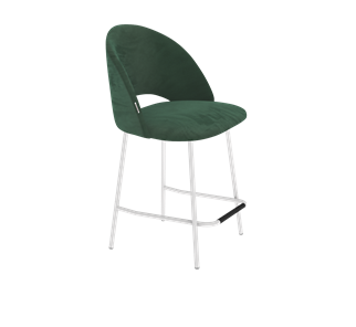 Полубарный стул SHT-ST34 / SHT-S29P-1 (лиственно-зеленый/белый муар) в Магадане