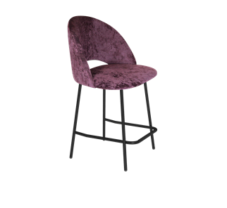 Полубарный стул SHT-ST34 / SHT-S29P-1 (вишневый джем/черный муар) в Магадане