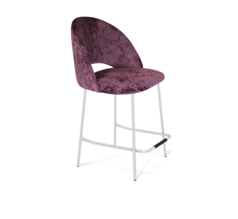 Полубарный стул SHT-ST34 / SHT-S29P-1 (вишневый джем/хром лак) в Магадане - изображение